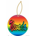 Nevada Ornament w/ Clear Mirrored Back (12 Square Inch)